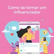 imagem rosa, como se tornar um influenciador digital