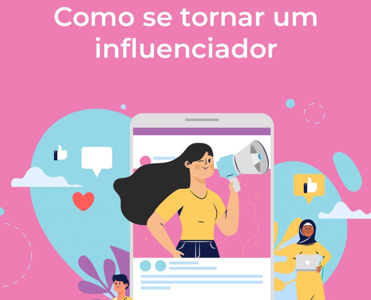 imagem rosa, como se tornar um influenciador digital